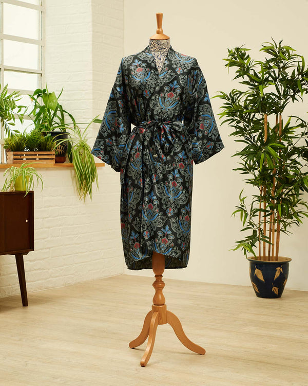 EMPIRE / Silk Blend Kimono Robe